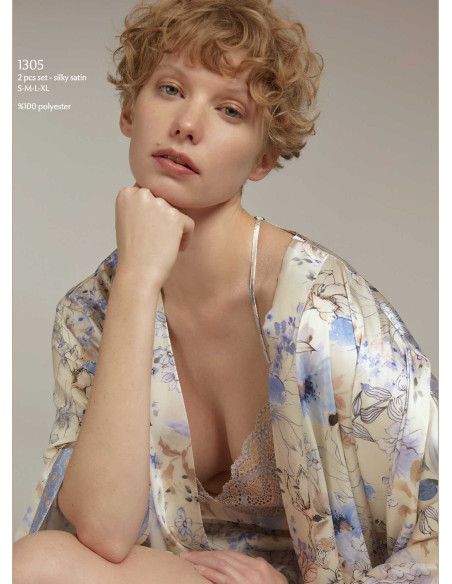 Bonjour Madame 1305 Women's Robe — Turkey wholesale collection