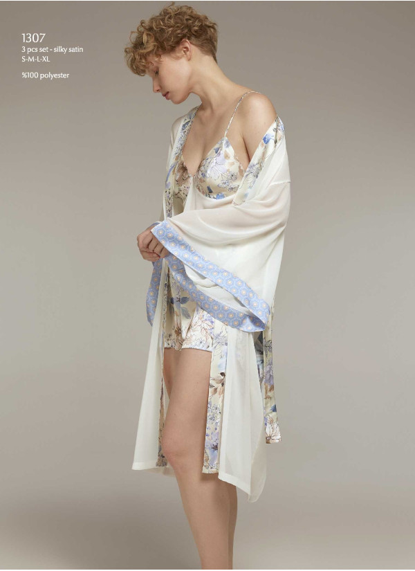 Bonjour Madame 1307 Shorts Homewear Set — direct Turkish factory supply 2