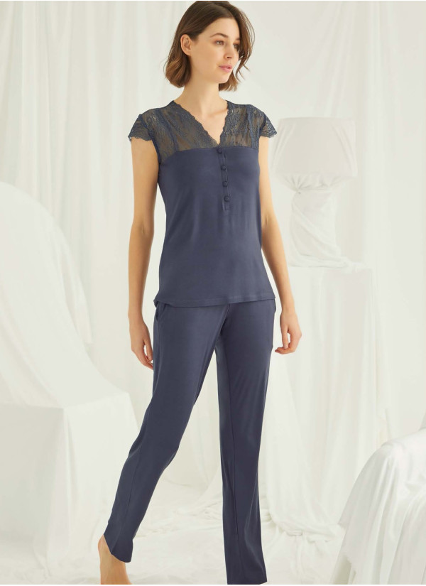 Monamise 18231 Pants Homewear Set (S+M+L+XL) — factory-direct from Turkey