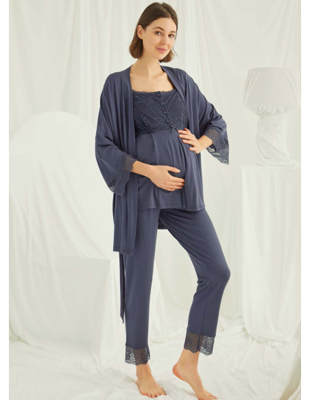 Комплект с Халатом 3-КА (S+M+L+XL) MONAMISE Monamise 18211 — фабричная коллекция оптом