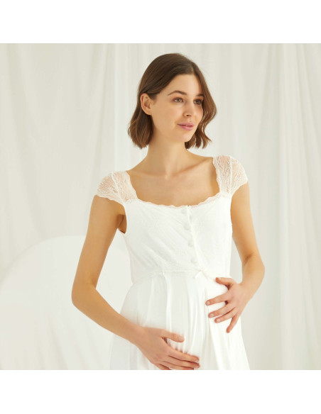Ночная Сорочка (L+XL) MONAMISE Monamise 18300 — турецкий текстиль оптом