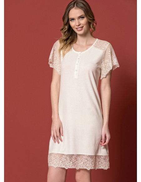 Monamise 19153 Nightdress (S+M+L+XL+2XL) — Turkish textile wholesale
