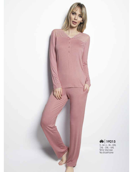 Monamise 19215 Pants Homewear Set (S) — Turkish textile wholesale
