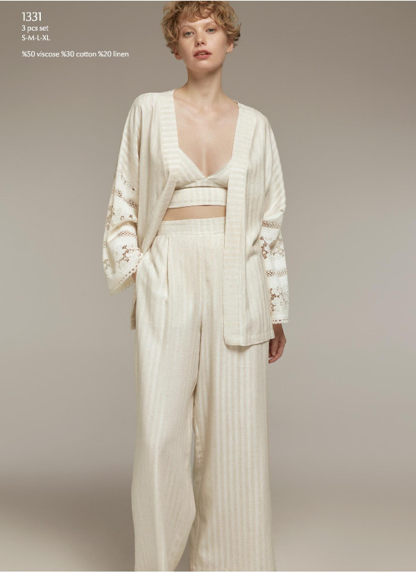 Bonjour Madame 1331 Pants Homewear Set — direct Turkish factory supply