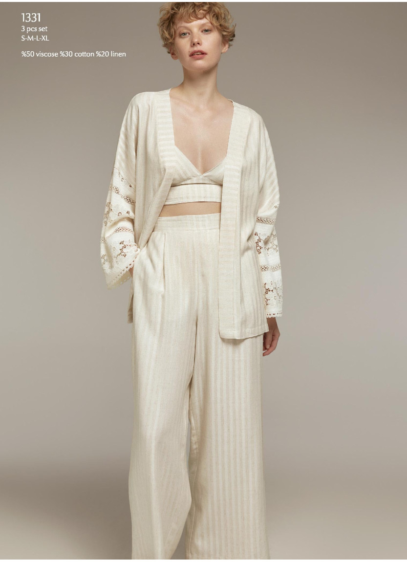 Bonjour Madame 1331 Pants Homewear Set — direct Turkish factory supply