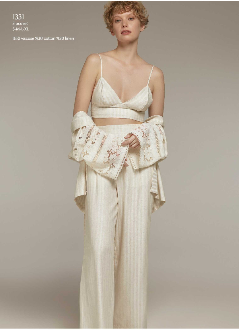 Bonjour Madame 1331 Pants Homewear Set — wholesale from Turkey