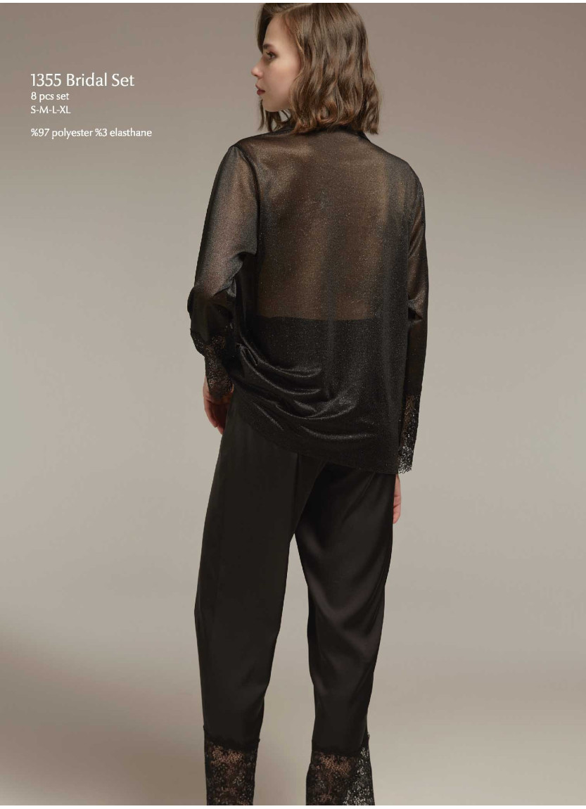 Bonjour Madame 1355 Pants Homewear Set — direct Turkish factory supply