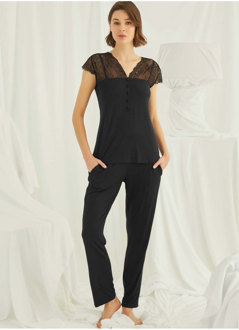 Monamise 18422 Pants Homewear Set (S+M+L+XL) — factory-direct from Turkey