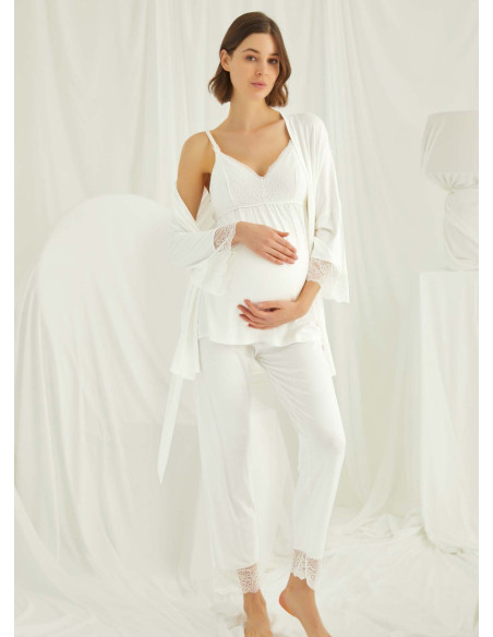 Monamise 18433 3-Piece Robe Set (S+M+L+XL) — direct Turkish factory supply