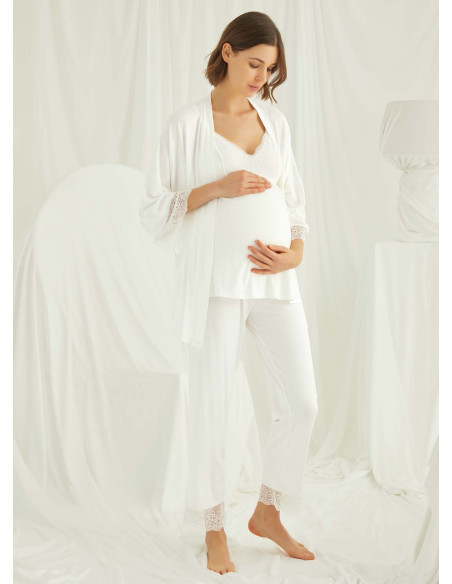 Monamise 18433 3-Piece Robe Set (S+M+L+XL) — factory-direct from Turkey