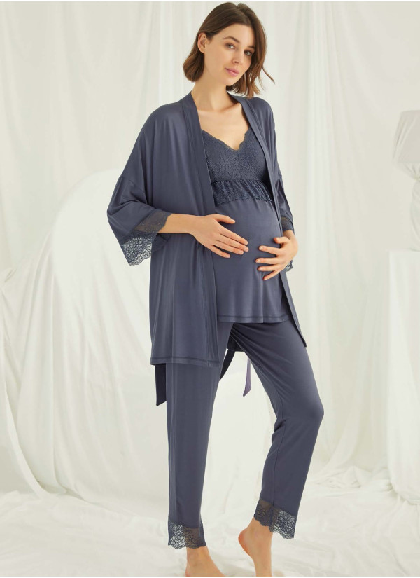 Комплект с Халатом 3-КА (S+M+L+XL) MONAMISE Monamise 18432 — оптовая поставка из Турции