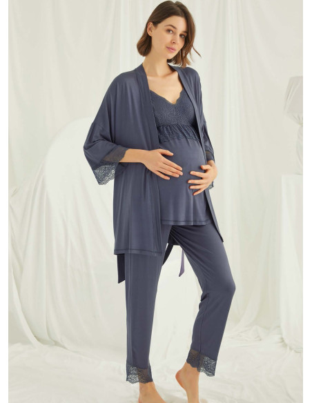 Комплект с Халатом 3-КА (S+M+L+XL) MONAMISE Monamise 18432 — оптовая поставка из Турции
