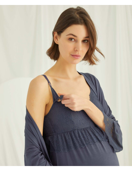 Комплект с Халатом 3-КА (S+M+L+XL) MONAMISE Monamise 18432 — турецкий текстиль оптом