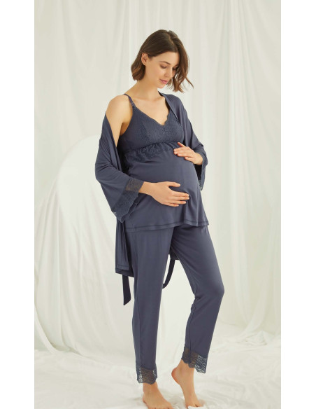 Комплект с Халатом 3-КА (S+M+L+XL) MONAMISE Monamise 18432 — оптовая поставка из Турции