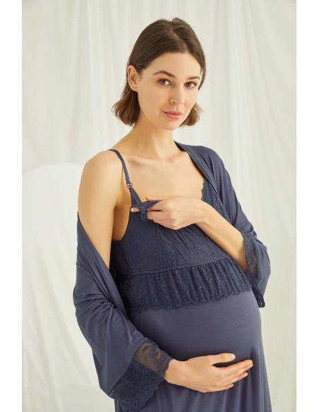 Комплект с Халатом 2-КА (S+M+L+XL) MONAMISE Monamise 18428 — оптом для магазинов и бутиков