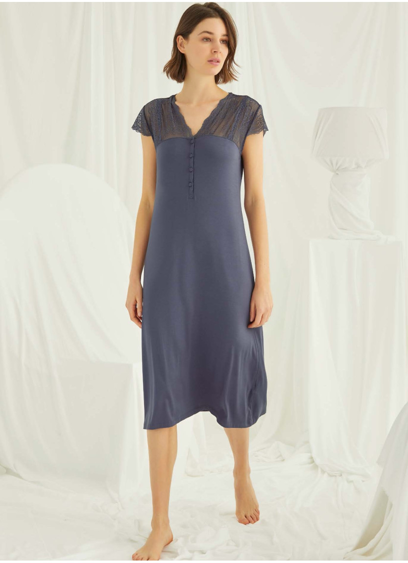 Monamise 18404 Nightdress (S+M+L+XL+2XL+3XL) — Turkey wholesale collection