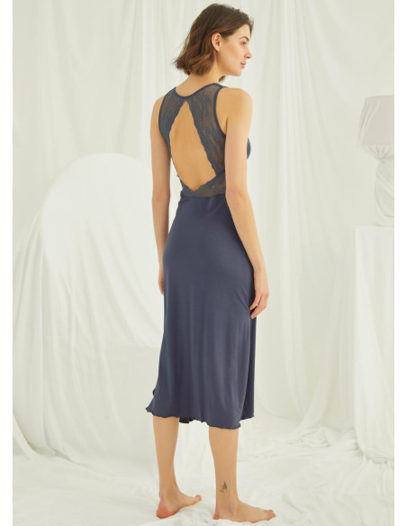 Ночная Сорочка (S+M+L+XL+2XL) MONAMISE Monamise 18408 — турецкий текстиль оптом