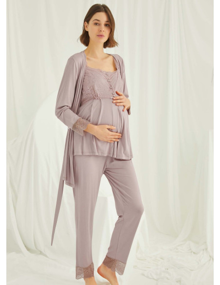 Комплект с Халатом 3-КА (S+M+L+XL) MONAMISE Monamise 18441 — купить оптом со Стамбула