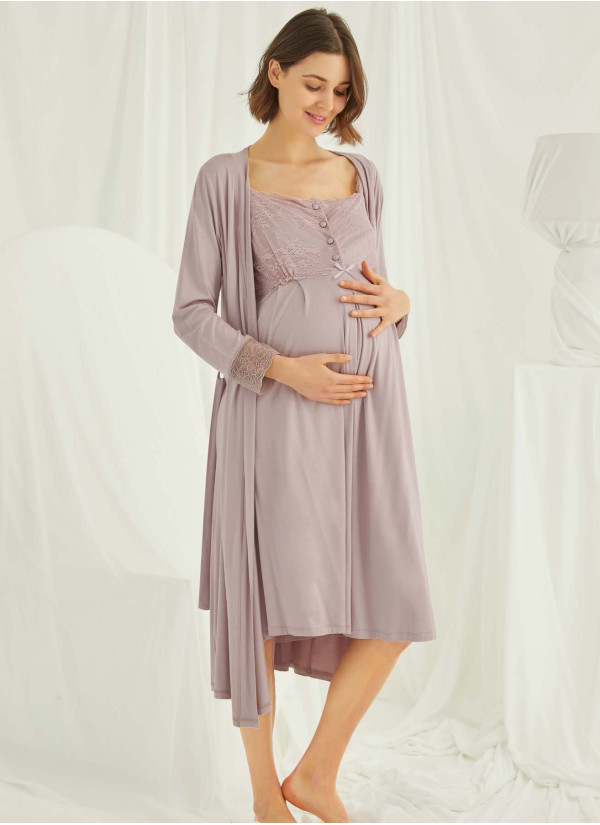 Комплект с Халатом 2-КА (S+M+L+XL) MONAMISE Monamise 18438 — оптом от турецкой фабрики 2