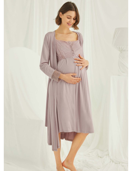Monamise 18438 Robe Set (S+M+L+XL) — Istanbul wholesale supplier