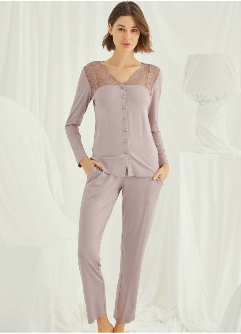 Monamise 18434 Pants Homewear Set (S+M+L+XL) — Turkey wholesale collection