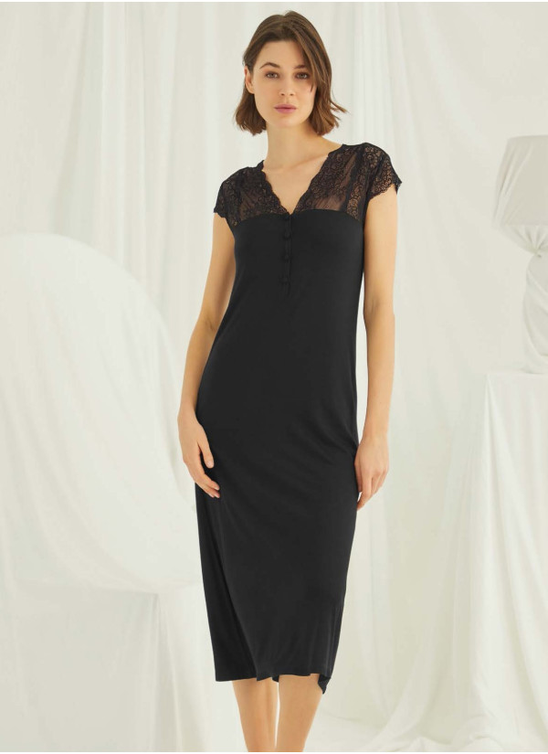 Ночная Сорочка (S+M+L+XL) MONAMISE Monamise 18406 — оптовая поставка из Турции