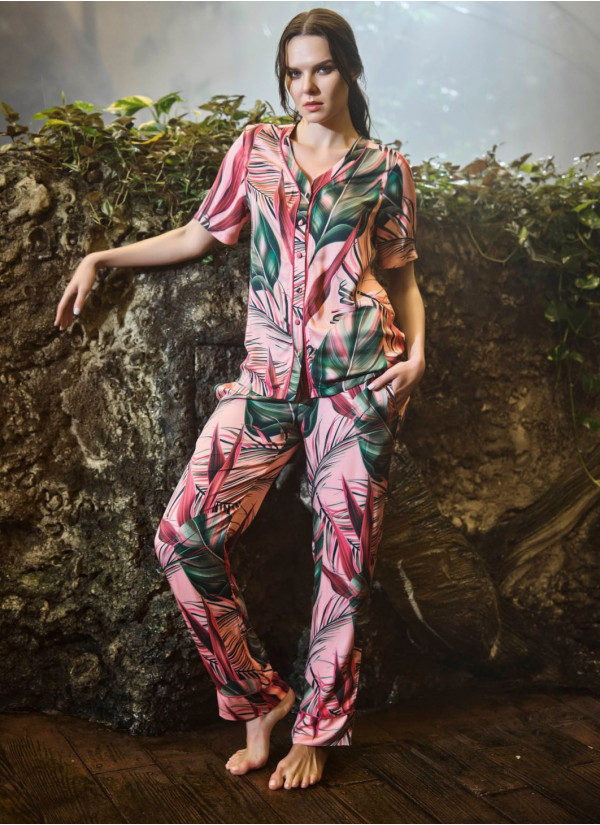 Monamise 21034 Pants Homewear Set (S+XL) — Turkish factory wholesale