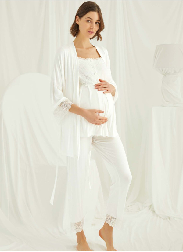 Monamise 18203 3-Piece Robe Set (S+M+L+XL) — Turkish textile wholesale