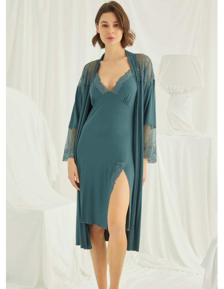 Monamise 19299 Robe Set (S+M+L+XL+2XL) — factory-direct from Turkey