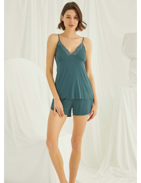 Monamise 19301 Shorts Homewear Set (S+M+L+XL+2XL) — Turkish textile wholesale