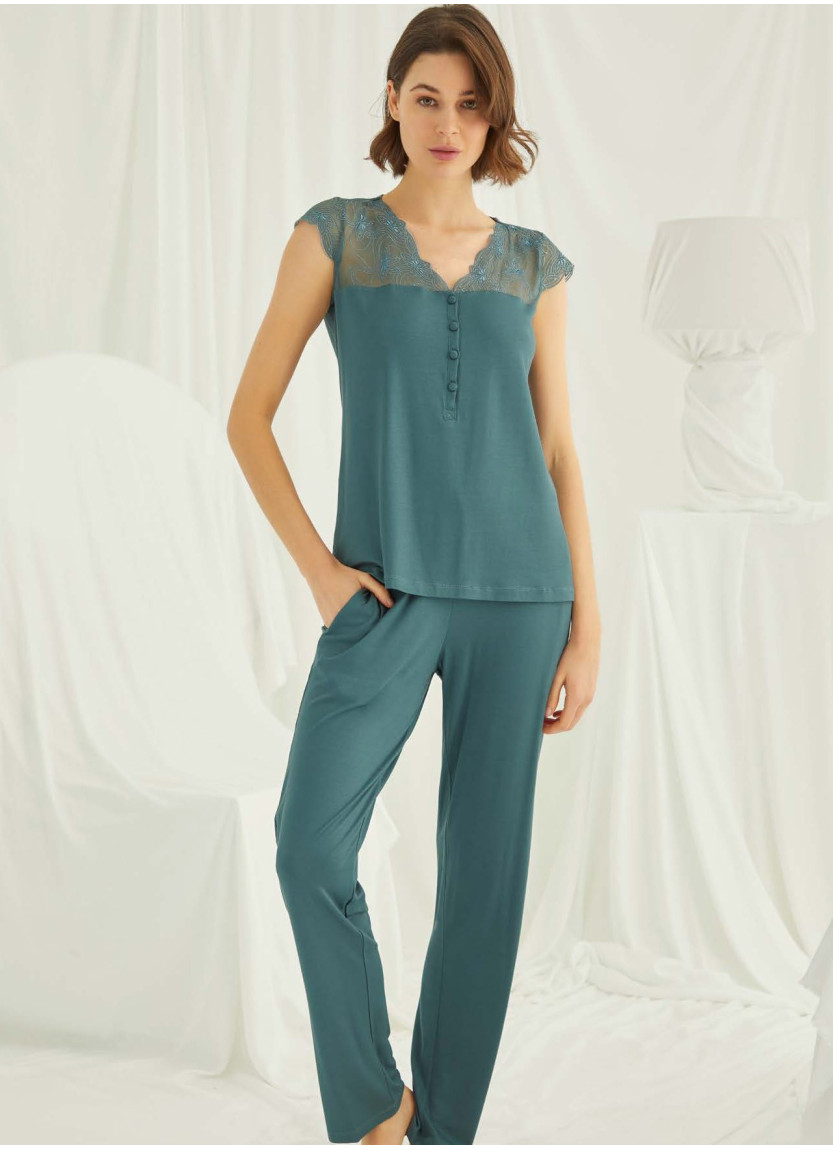 Комплект с Брюками (S+M+L+XL) MONAMISE Monamise 19303 — турецкий текстиль оптом