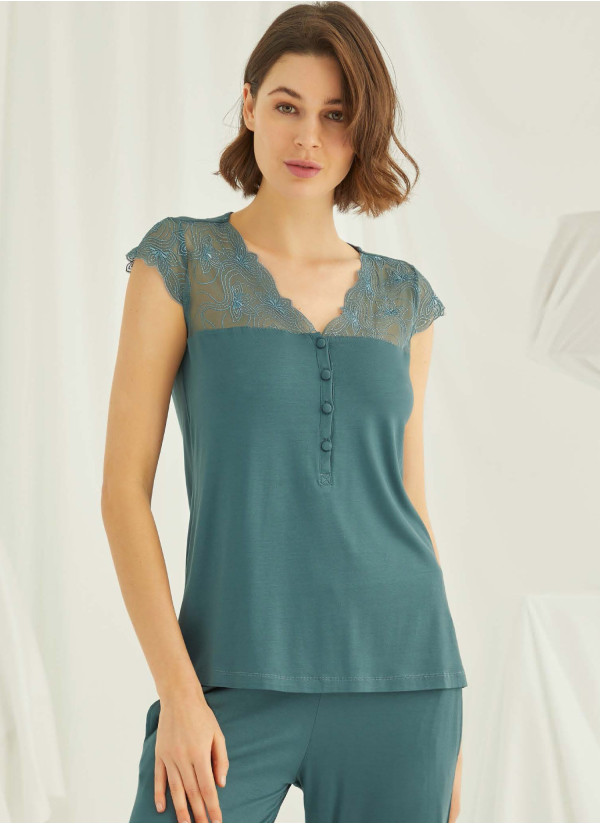 Monamise 19303 Pants Homewear Set (S+M+L+XL) — Turkish textile wholesale 2