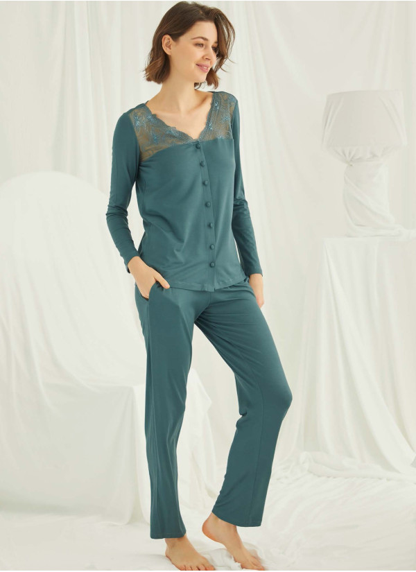Monamise 19307 Pants Homewear Set (S+M+L+XL) — factory-direct from Turkey