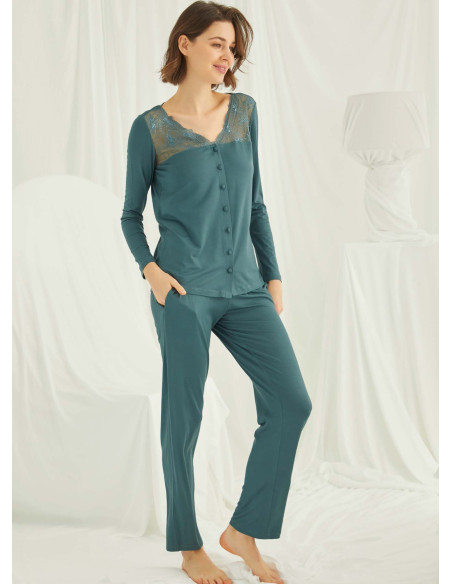 Monamise 19307 Pants Homewear Set (S+M+L+XL) — factory-direct from Turkey