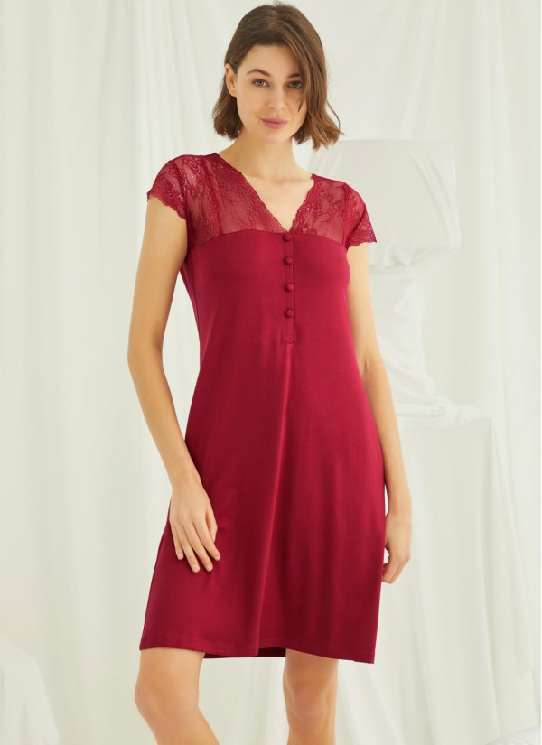 Monamise 18480 Nightdress (S+M+L+XL) — Istanbul wholesale supplier