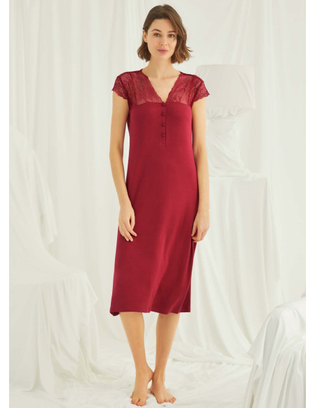 Ночная Сорочка (S+M+L+XL+2XL+3XL) MONAMISE Monamise 18481 — купить оптом из Турции