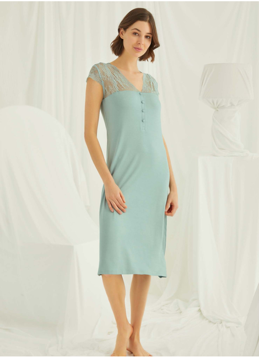 Ночная Сорочка (S+M+L+XL+2XL+3XL) MONAMISE Monamise 18463 — оптом от турецкой фабрики