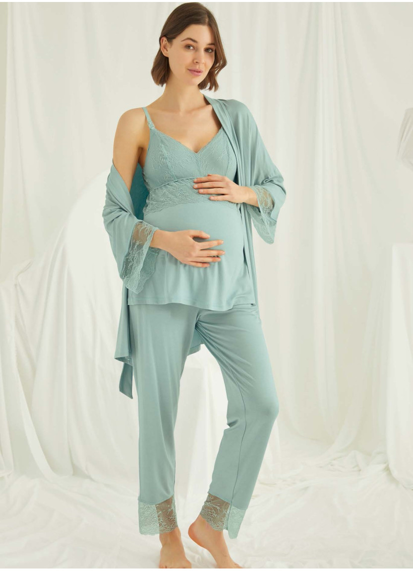 Monamise 18469 3-Piece Robe Set (S+M+L+XL) — factory-direct from Turkey