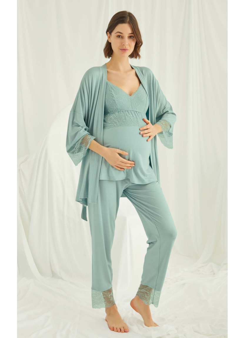 Monamise 18469 3-Piece Robe Set (S+M+L+XL) — direct Turkish factory supply