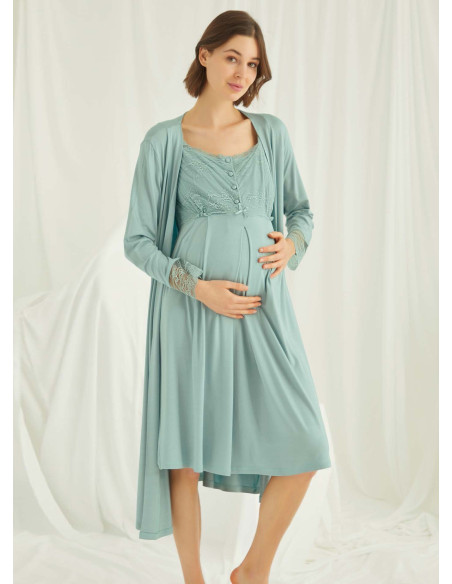 Monamise 18467 Robe Set (S+M+L+XL) — wholesale from Turkey