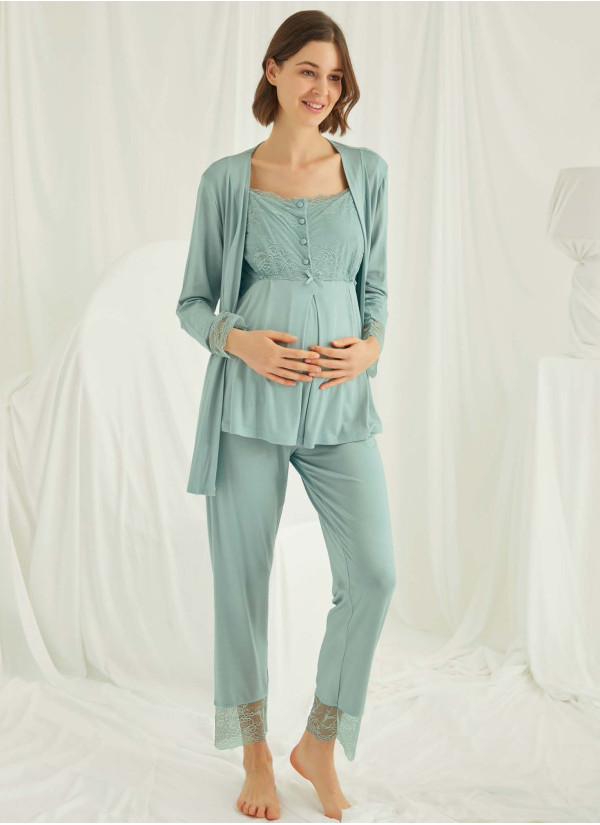 Monamise 18468 3-Piece Robe Set (S+M+L+XL) — Istanbul wholesale supplier