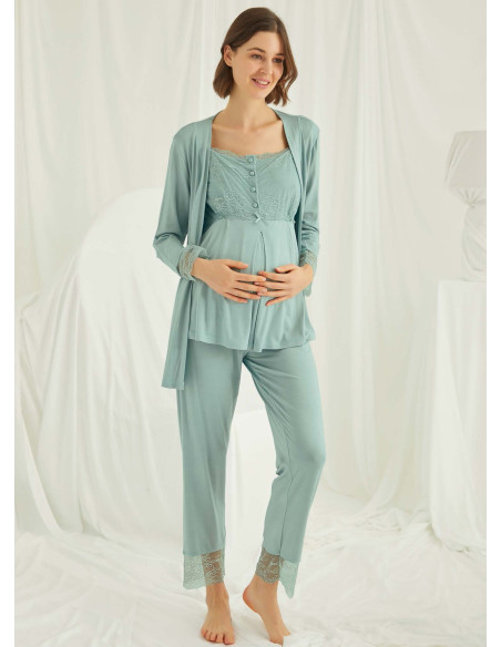 Monamise 18468 3-Piece Robe Set (S+M+L+XL) — Istanbul wholesale supplier