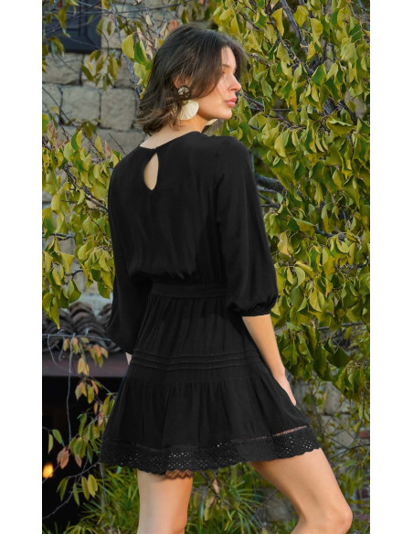 Monamise 22038 Dress (S+M+L+XL) — Turkish textile wholesale