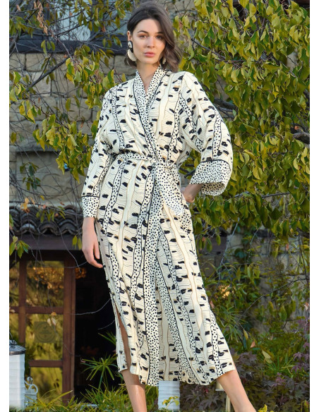 Monamise 22041 Women's Robe (S+M+L+XL) — Turkey wholesale collection