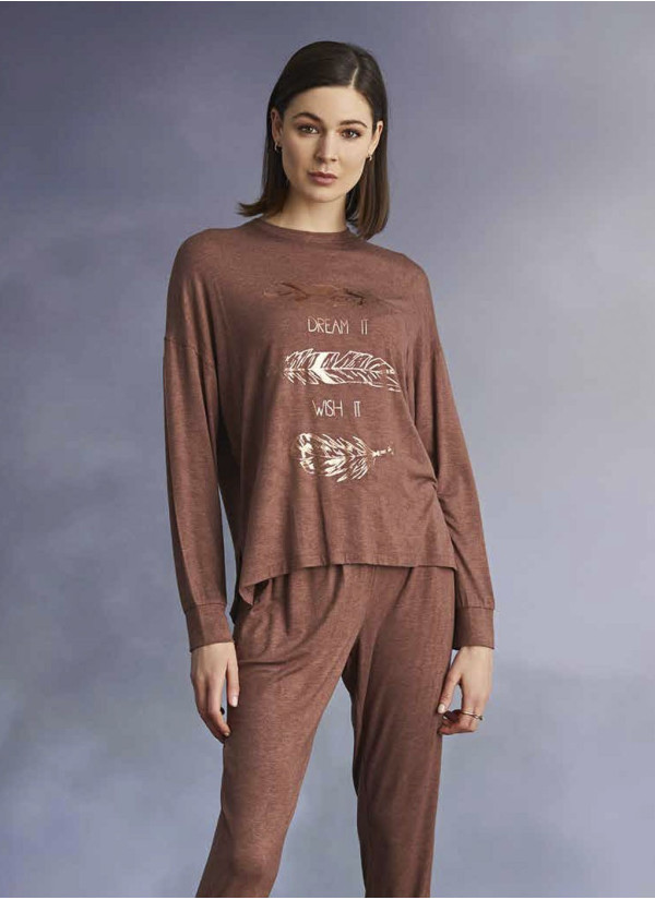 Monamise 22113 Pants Homewear Set (S+XL) — wholesale from Turkey 2