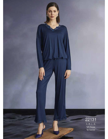 Monamise 22131 Pants Homewear Set (S) — Turkish textile wholesale