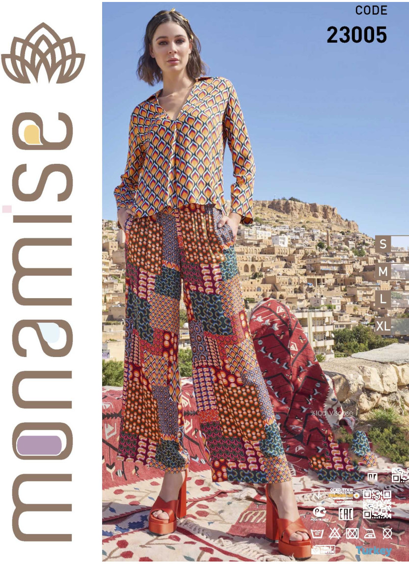 Monamise 23005 Pants Homewear Set (S+M+L+XL) — wholesale for boutiques