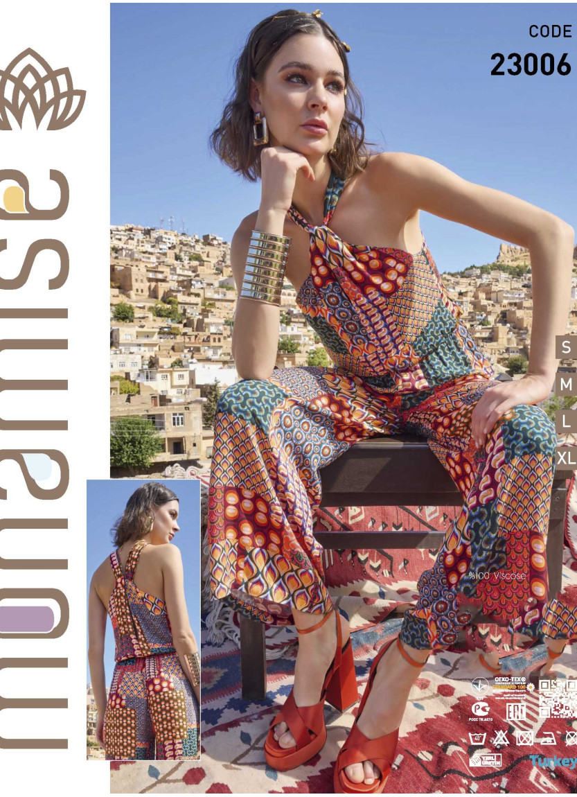 Monamise 23006 Jumpsuit (S+M+L+XL) — Turkey wholesale collection