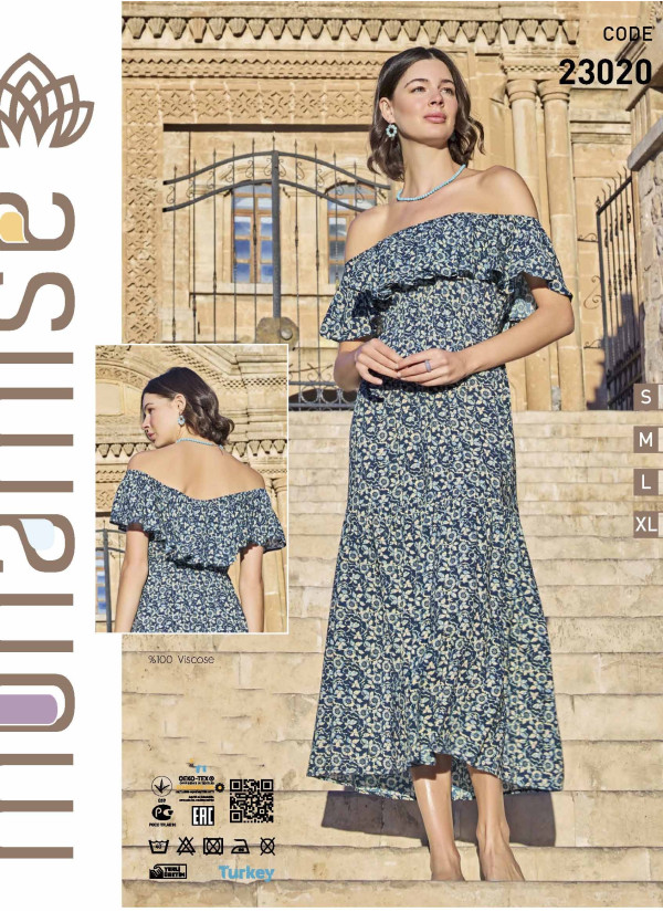 Monamise 23020 Dress (S+M+L+XL) — Istanbul wholesale supplier