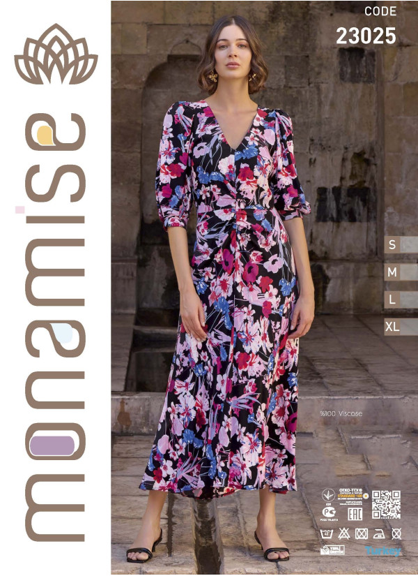 Monamise 23025 Dress (S+M+L+XL) — factory-direct from Turkey